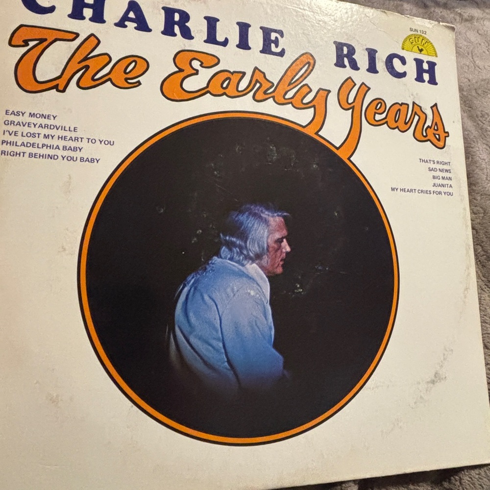 Charlie Rich 'The Early Years' 1974 Vinyl Record